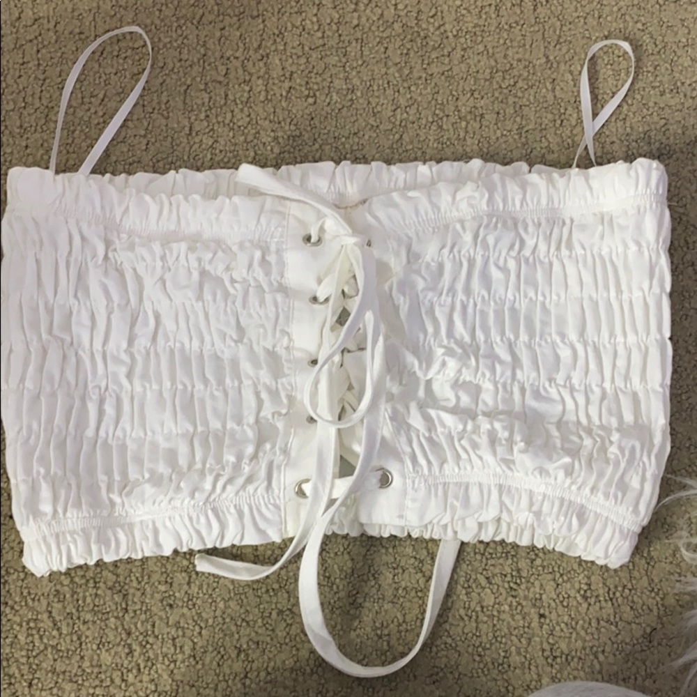 ROMWE white tube tub